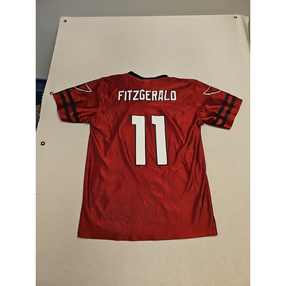 Larry Fitzgerald NFL Team Apparel Arizona Cardinals Youth Jersey XL -8